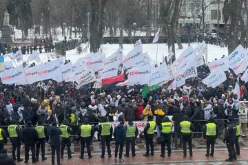 Під Радою знову мітингують ФОП: депутати обіцяють зменшити штрафи