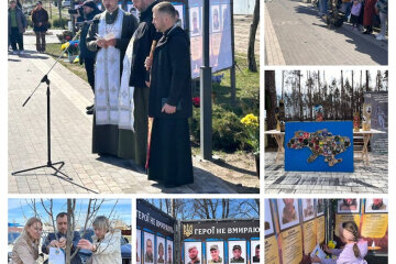 У Гостмомелі провели захід, в я кому відзначили річницю звільнення та вшановували пам'ять загиблих захисників