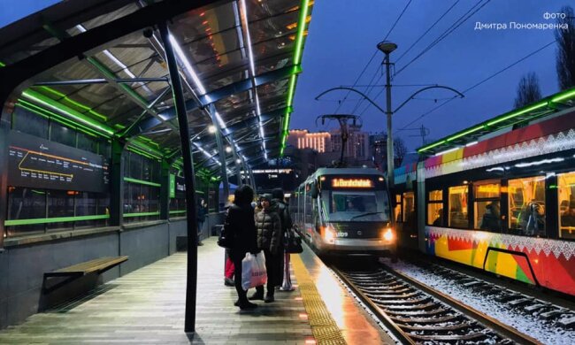 В новорічну ніч міський транспорт Києва перевіз 100 000 пасажирів