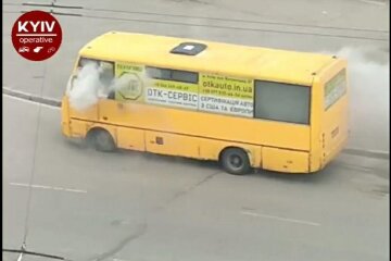 Загоряння маршрутки
