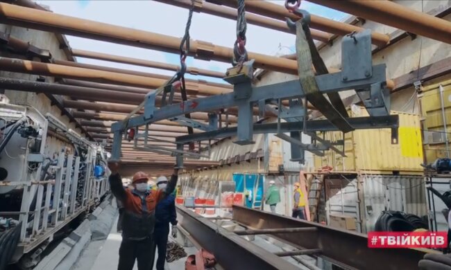 Кличко показав, як проходить будівництво метро на Виноградар (відео)