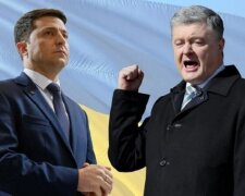 Зеленський і Порошенко накинулися один на одного з обвинуваченнями (відео)