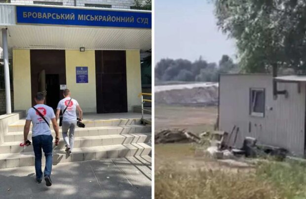 На Київщині суд відмовив у накладенні арешту на техніку піщаних нелегалів, які намивають пісок з комунального озера