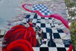 У Києві з'явився мурал, присвячений темі домашнього насильства