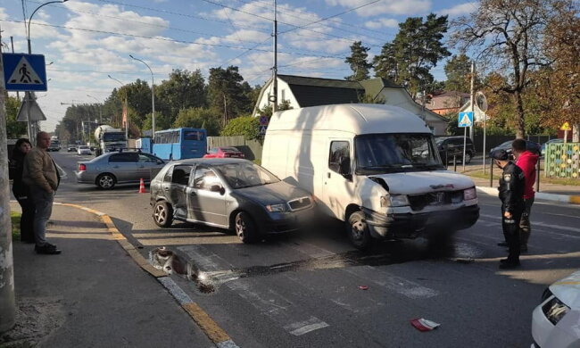 У ДТП в Ірпені постраждала дитина