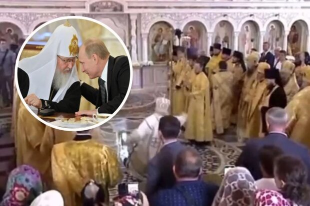 Патріарх Кирило впав під час освячення храму – його не встигли піймати (відео)