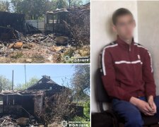 На Київщині 18-річний палій заради контенту спалив чужий будинок і гараж — поліція