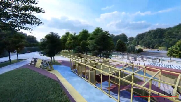 Як зміниться київський парк Рильского після капітального ремонту (відео)
