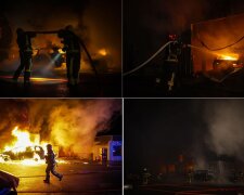 У Солом'янському районі столиці рятувальники ліквідували пожежу на СТО