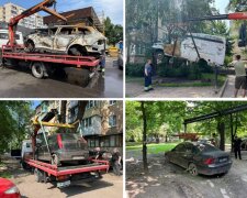 Київ продовжує очищатись від іржавих покинутих автівок — КМВА