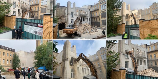 На Рейтарській, 37 поновили демонтаж понад 100-річної будівлі без погодження з ЮНЕСКО