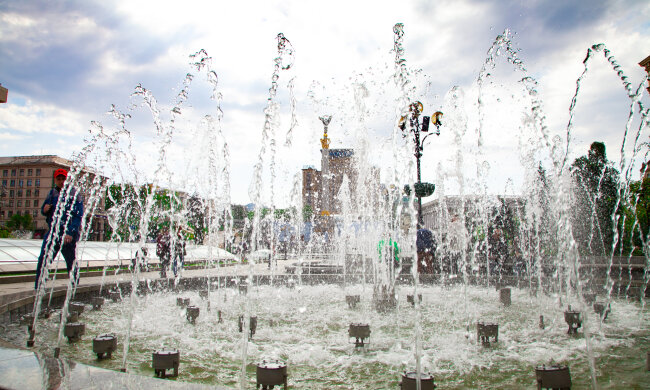 На День Києва в столиці запрацюють фонтани
