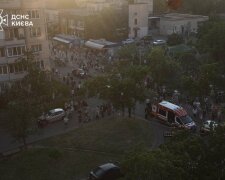 Внаслідок обстрілу Києва та падіння уламків на багатоповерхівку, постраждало 6 осіб