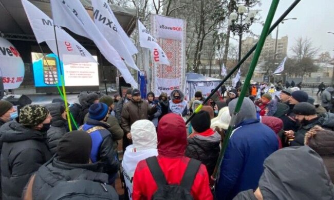 Поліція: п’ятничні протести в Києві пройшли без порушень