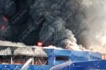 Ворог вдарив по "Епіцентру" на Київщині, спалахнула сильна пожежа
