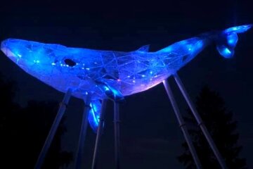 На ВДНГ «плаває» велетенський Кит