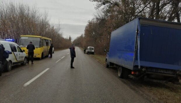 На Київщині у ДТП з маршруткою постраждала жінка