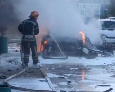 В Енергодарі підірвали авто колаборанта – правоохоронця, який зрадив Україну (відео)