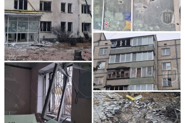 Ворожий БпЛА влучив у дитячу поліклініку Дніпровського району, постраждав охоронець