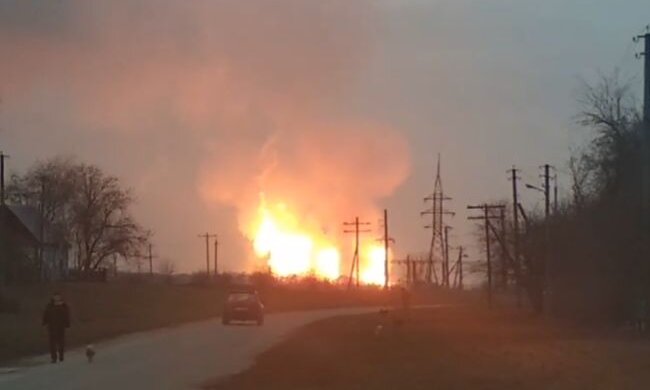 У Полтавській області стався вибух на газопроводі (відео)