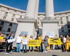 У Києві відбулася акція солідарності з жінками Афганістану