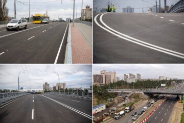 У Києві відкрили рух транспорту та пішоходів оновленим шляхопроводом поблизу ст.м. "Дарниця"