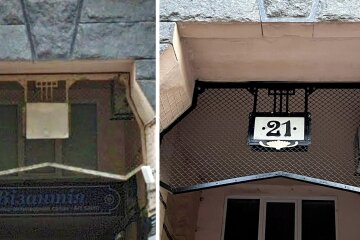 У столиці відновили автентичний адресний вказівник-ліхтар