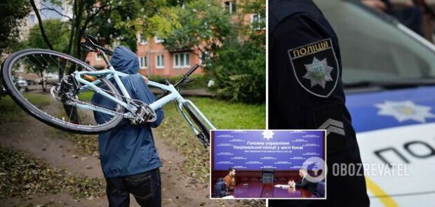 У Києві у журналіста вкрали велосипед, поки він брав інтерв’ю у начальника столичної поліції