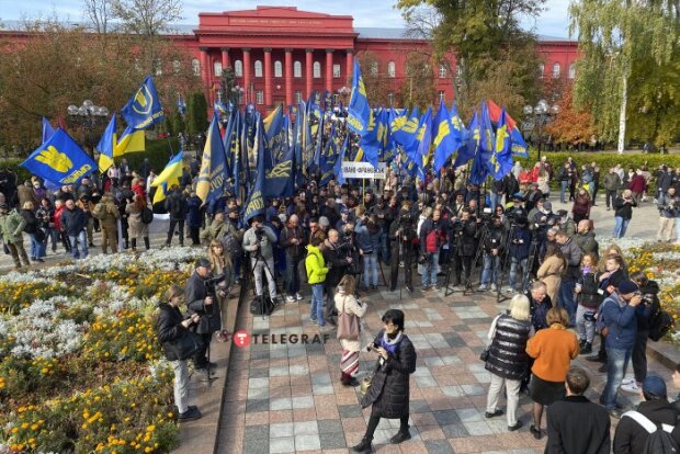 Марш до Дня захисників і захисниць в Києві об’єднав три рухи (відео)
