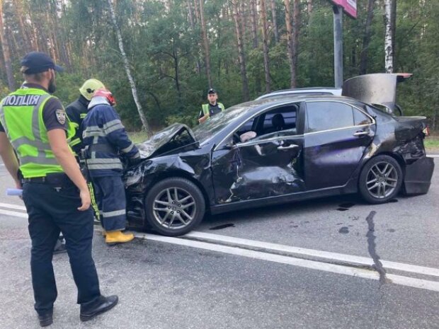 ДТП із 8 автомобілями на Столичному шосе: винуватця взяли під варту