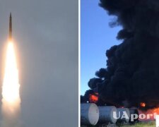 Ракетні удари по Кривому Рогу – палає велика нафтобаза (відео)