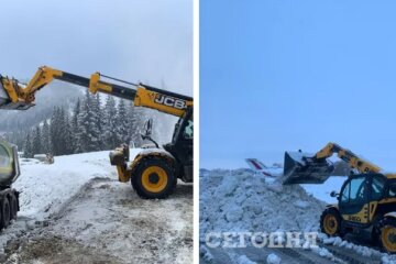 Став дефіцитом. Навіщо до Києва звозять тонни снігу