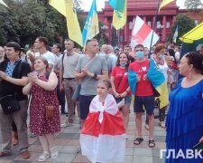 У Києві відбувається акція проти диктатури Лукашенка