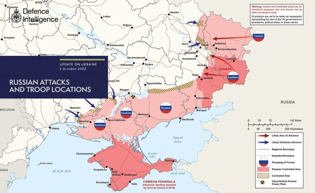 Де наступають ЗСУ і що роблять окупанти: опублікована нова мапа бойових дій