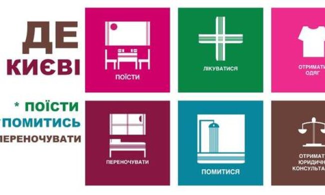 У Києві створили путівник для безхатьків
