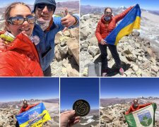 На найвищому вулкані світу у Чилі замайорів прапор України, Ворзеля та підрозділів ЗСУ