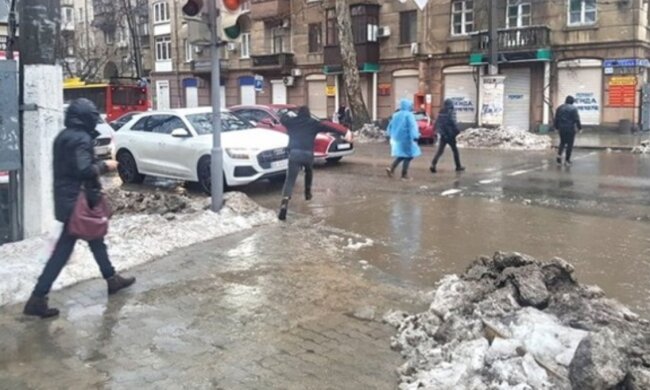 Київ очікує потоп: снігу почнуть танути