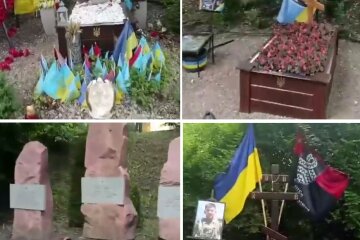 У Києві вандали розгромили могили відомих українських військових