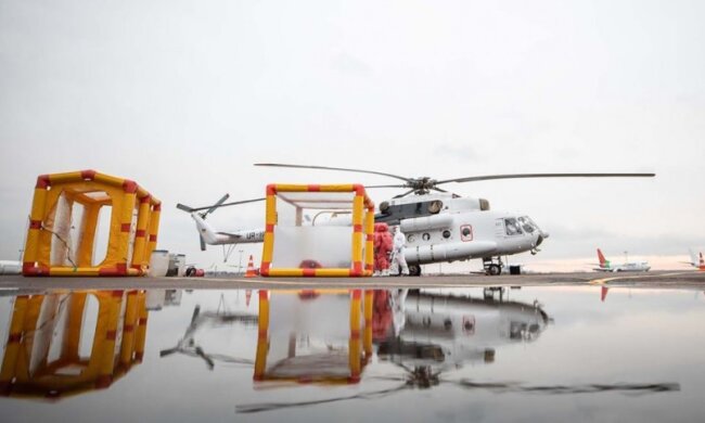 Інфекційних хворих транспортуватимуть на санітарному гелікоптері