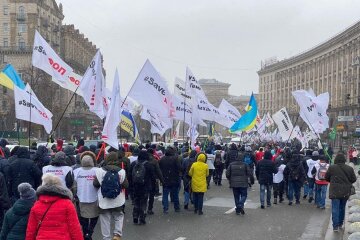 Підприємці, які протестують у Києві, не будуть розходитися на ніч