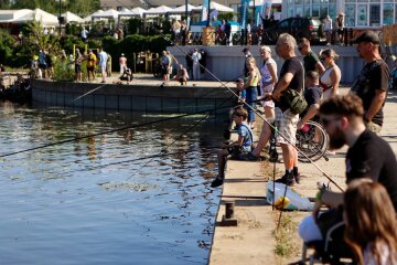 У Києві на вихідних було встановлено національний рекорд з рибної ловлі за кількістю учасників бойових дій