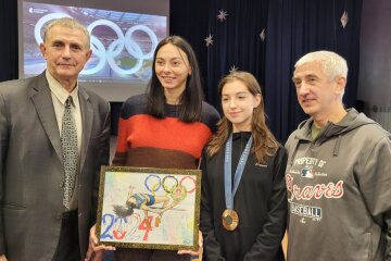 У столичному ліцеї провели зустріч з олімпійською чемпіонкою Іриною Геращенко