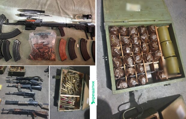 У Київській області у військовослужбовця ТЦК і СП виявили арсенал зброї