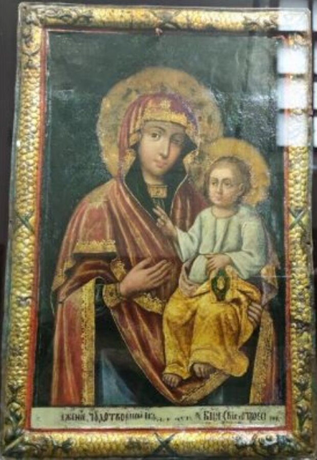У Києво-Печерській лаврі показали старовинну копію чудотворної Іржавецької ікони Богородиці, про яку писав Тарас Шевченко