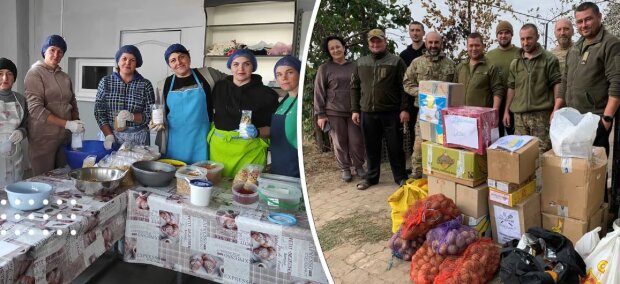 На Переяславщині люди зібрали все, аби зігріти захисників на фронті — шкарпетки, трав’яний чай, заготівлі для гарячого супу