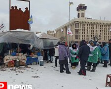На Майдані йде протест проти зростання комунальних тарифів