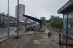 Киян обурив кіоск посеред велодоріжки
