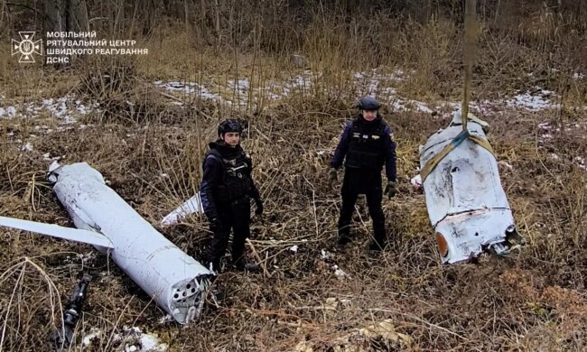 В одному з районів столиці після ранкової атаки відшукали залишки російської ракети