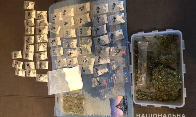 Вилучили товару на 1,2 млн: під Києвом затримали молодих наркодилерів