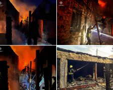 У Вишгороді Київській області загорілась лазня - вогонь перекинувся на сусідні будівлі